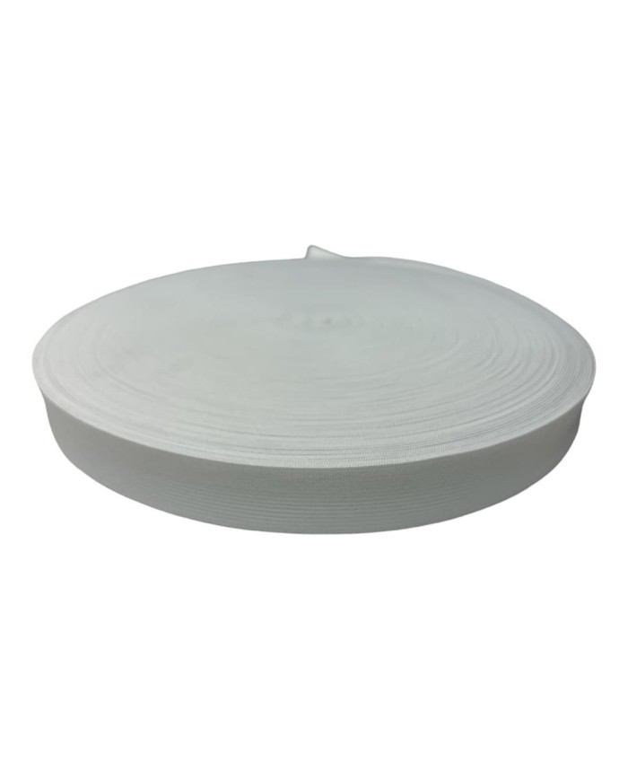 Elástico Sencillo 30mm rollo de 50 Yardas  perfecto para  faldas, cinturones ligeros y ropa de uso diario.