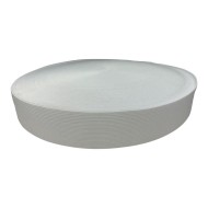 Elástico Semi-reforzado 40mm rollo de 50 Yardas ideal para proyectos que requieren un ajuste firme pero cómodo.