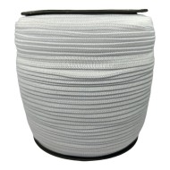 Elástico Sencillo 4mm rollo de 100 Yardas  ideal para proyectos delicados que requieren un ajuste preciso y flexible.
